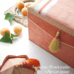 杏（あんず）色の作品3種（2009年）-メリーゴーランド型の箱１