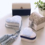 秋色の皆さまの作品とトンネル型（ドーム型）蓋付ボックス