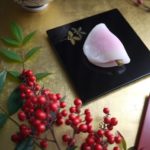 新春を寿ぐ　花びら餅と半円いろいろ